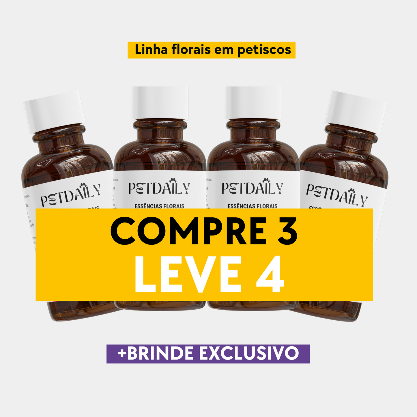 COMPRE 3 LEVE 4 FLORAIS