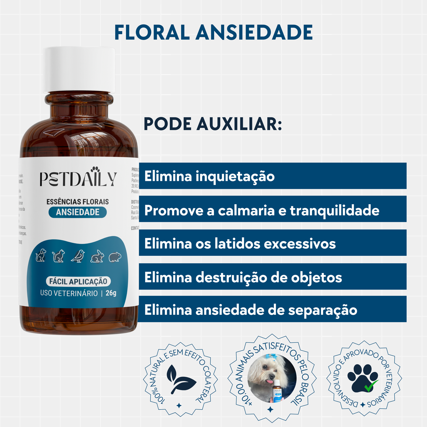 Floral Pet Ansiedade