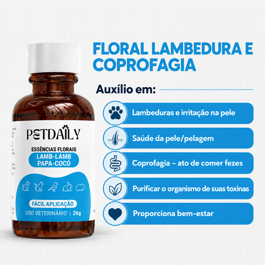 Floral Pet Lambedura e Coprofagia