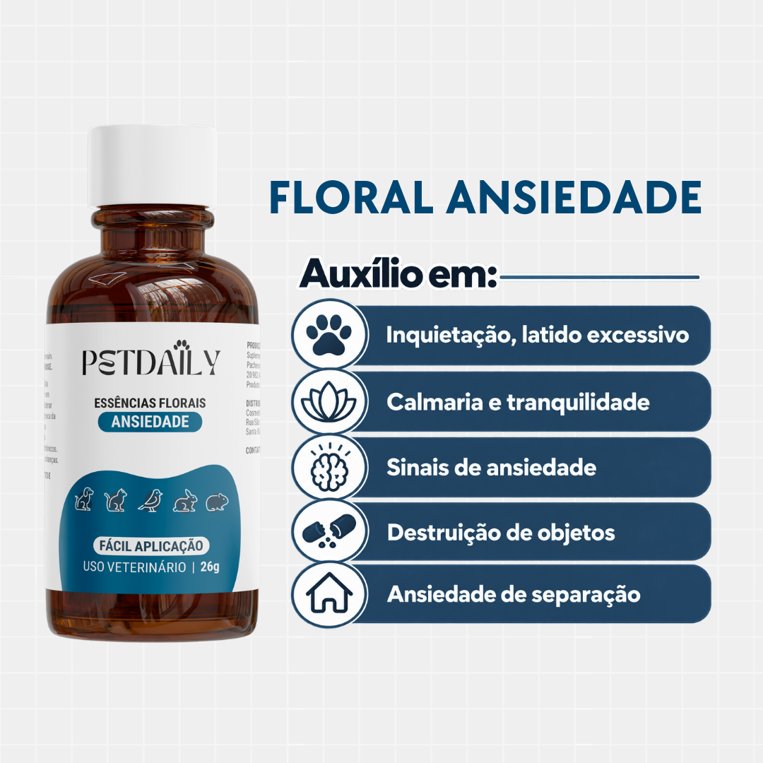 Floral Pet Ansiedade