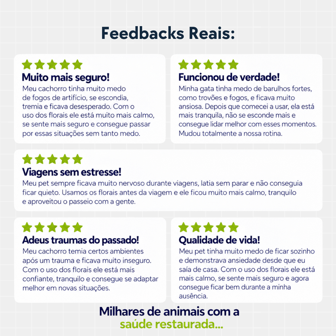 Floral Pet Medos, Traumas e Carência