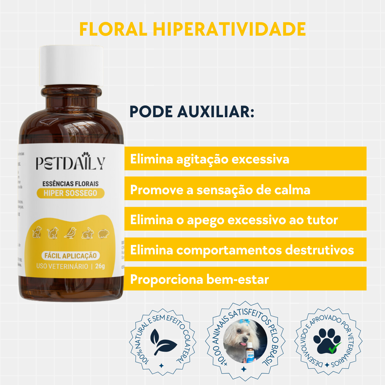 Floral Pet Hiperatividade