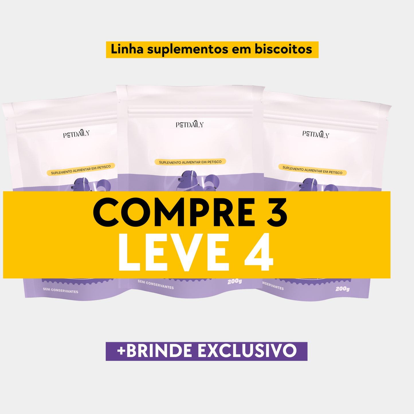 COMPRE 3 LEVE 4 SUPLEMENTOS